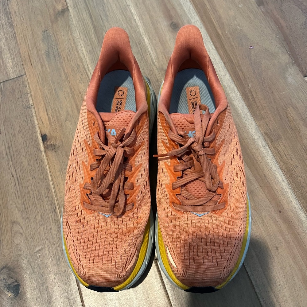 Worn only 5 times hoka running shoes